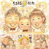 結婚記念日のプレゼントに、写真を送るだけで、あたたかな似顔絵に。 結婚記念日 ギフト 似顔絵 プレゼント 贈り物 名入れ 手描き 結婚記念日 記念 結婚30周年 金婚式 結婚10周年 お祝い 周年記念 ご両親 夫婦 家族 下書き確認 名入れ 修正無料 一生もの サプライズ 実績多数 そっくり 一生もの 記念日 宝物 感謝 結婚記念日 オリジナル 感謝の品 ウェディングギフト イラスト 節目