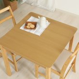 ダイニングテーブル モルト ナチュラル・ブラウン 2色展開 食卓 カフェテーブル リビングダイニング おしゃれ シンプル 新生活 家具 インテリア 不二貿易