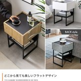 サイドテーブル チェスト キャビネット 収納棚 サイドラック スクエア 引き出し 棚 トレイ型天板 収納付き ナイト ミニ 幅35 サイド ソファサイド 寝室 リビング ダイニング 横 ディスプレイ 宮棚 新築祝い 引越し祝い