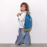 ナップサック オーシャンアンドグラウンド 女の子 キッズ 大きめ Plus 小学生 ランドセルの上から背負える OCEAN＆GROUND 男の子 小学校 低学年 大容量 バッグ リュック 体操服袋 体操着入れ 幼児 かわいい おしゃれ 丈夫 軽量 遠足 入学 準備 ピンク 水色 ラベンダー 青 黒