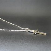 セパレートクロスネックレス シルバー925 × 真鍮 【刻印無料】 セパレート 十字架 クロス ネックレス ペンダント シルバーアクセサリー ブラス メンズ レディース ユニセックス クリスマス 誕生日 ハンドメイド 彫金 箱 ジュエリーボックス Grand Galleria グランドガレリア