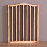 ペットフェンス giocoso 完成品 パイン材 天然木 ライトブラウン・ホワイト W58xD2.2xH75cm/枚x4枚(連結)隙間:約4.7cm ペットゲート 犬 猫 柵 ペット用品 ライトブラウン ホワイト おしゃれ