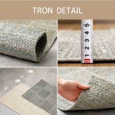 ジュートマット トロン モロッカン 約60×90cm 黄麻 手織り ハンドメイド インテリアマット インド製
