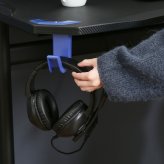 GAMING DESK XeNO(ゼノ)イージー01 FULL ブラック・ブルー 2色展開 デスク パソコンデスク ワークデスク 在宅ワーク おしゃれ シンプル 新生活 家具 インテリア 不二貿易