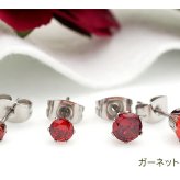 【在庫限り】セカンドピアス つけっぱなし キュービックジルコニア Kitto 金属アレルギー対応 ステンレス 医療用 サージカル 軸太 中間ポスト 片耳 1個
