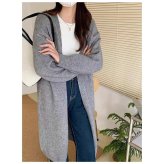 ロングカーディガン 通販 レディース長袖 ロング丈カーディガン マキシ丈カーディガン フルレングス マキシカーディガン ニットカーディガン オフィスアウター カジュアル羽織り スリムフィット 冷房対策 オフィス 無地シンプル 春秋アウター カジュアル シンプル