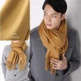 カシミヤ ストール メンズ 大判 【200cm×70cm】 【名入れ刺繍可能】 カシミヤ100％ 大判ストール メンズストール マフラー スーツ ビジネス 秋 冬 男性 50代 60代 通勤 無地 単色 誕生日 プレゼント ギフト 7F (6772-mens-1r)