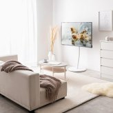 テレビ台 テレビボード テレビスタンド ボード 円形 丸型 壁寄せ tv 壁掛け 脚 キャスター付き 移動 コーナー ハイ ミドル 32インチ 40 55 65 v 型 配線隠し コード 自立式 幅68 スタイリッシュ 軽量 1人暮らし ワンルーム 家族
