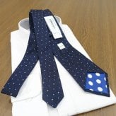 ポールスミス ネクタイ Paul Smith PS42 ドット ネイビー/ブルー 8cm幅 【ポールスミスネクタイ・ブランドネクタイ・ネクタイブランド・ブランドギフト・プレゼント・バースデー】【20代・30代・40代・おしゃれ】