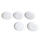 国産シルエットしょうゆ皿5柄組  ／皿・プレート 食器 キッチン用品 お中元 御中元 ギフト 暑中 残暑 お盆 初盆 新盆 お供 御供 ギフト 2026 送料無料 ギフト プレゼント プチギフト 内祝い 快気祝い 出産祝い 結婚祝い 引出物 新築祝い お返し