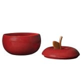 ferm LIVING ファームリビング 林檎の形の小物入れ Apple Ceramic Container  北欧 小物入れ オブジェ おしゃれ 可愛い 北欧雑貨 インテリア雑貨 キッズ　子供 林檎 リンゴ 人気 正規販売店
