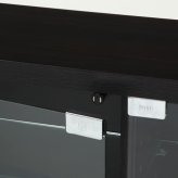 ガラスコレクションケース 不二貿易 ロータイプ 4段 ブ 高さ90cm 幅90cm 奥行き29cm 強化ガラス棚 可動棚 フィギュア コミック収納に最適