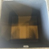 鉢カバー おしゃれ 大型 四角 40cm キューブ ラテルストーン Mサイズ スクエア 高級 北欧 室内 屋内 観葉植物用 サボテン 特大 玄関 インテリア プランター 深型