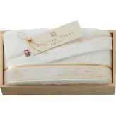 今治謹製 至福タオル バスタオル ホワイト [26-0102-059] SH55035 バスタオル ｜ 木箱入 綿100% 60×110cm ｜ 贈りもの ギフト 日常使い | 日本製 やわらか ｜