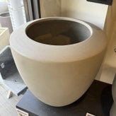 植木鉢 おしゃれ 大型 18号 14号 L M サイズ 鉢カバー KONTON コントン ベトン ユリウス 丸型 ラウンド ファイバーセメント セメント 屋外 室内 高級 北欧 モダン ナチュラル 観葉植物用 シンボルツリー サボテン 多肉植物 特大 玄関 プランター サンドグレー