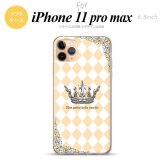 iPhone11ProMax iPhone11pro max スマホケース ソフトケース 王冠 オレンジ メンズ レディース nk-i11pm-tp1453