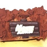 クリスマス濃厚チョコレートクリームデコレーションロールケーキ［クリスマスケーキ クリスマスデコレーション クリスマスロールケーキ チョコレートケーキ コンパクトサイズ］
