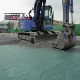 グリーンビスタ プロ 防草・砂利下シート240グリーン 強力タイプ 2ｍ×30m（プラピン100本付）除草シート