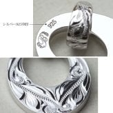 ハワイアンジュエリー ネックレス シルバー ペアネックレス 2本セット 刻印 無料 誕生石入れ可 オーバル Sサイズ Lサイズ ロジウムコーティング シルバー925 大人 シンプル カップル 夫婦 プレゼント ハロウィン 【品番：CG-SP308-SP309P】