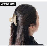 アレクサンドル ドゥ パリ ヘアクリップ レディース ブランド ALEXANDRE DE PARIS リズレMクリップ ACCM-14278-03-S ベージュ ブラック
