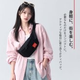 マンハッタンポーテージ ウエストバッグ Manhattan Portage メンズ レディース 撥水 コーデュラ ペットボトル 収納 B6 小さめ 黒 ブラック おしゃれ ボディバッグ ウエストポーチ ヒップバッグ ワンショルダー 手ぶら バッグ 斜め掛け 旅行 散歩 アウトドア フェス ライブ