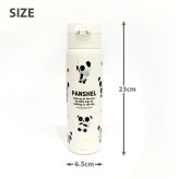 パンシェル ワンプッシュ ステンレス ボトル 真空二重 480ml 軽量 水筒 保温 保冷 魔法瓶 パンダ パンデビ 90年代パンシェル
