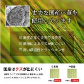 夏ラグ 夏用カーペット 純国産 い草 上敷き カーペット 格子柄 本間3畳 (約191×286cm）