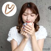 ステンレス ウェーブリング 3カラー レディース 指輪 波リング モチーフ オープンリング カジュアル おしゃれ きれいめ シンプル 曲線 個性的 女性用 アクセサリー 普段使い 重ね付け ファッション 手元コーデ 流線型デザイン