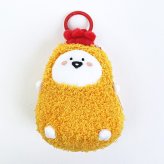 お文具といっしょ エビフライ ぬい具るみミニキーリング