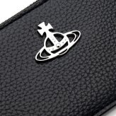 ヴィヴィアンウエストウッド 財布 フラグメントケース メンズ レディース Vivienne Westwood 51110039 S000D PF N403 ブラック RE-VEGAN カードケース コインケース 小銭入れ オーブ ロゴ 薄型 ミニ財布