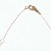 イニシャル ネックレス K18 ゴールド ダイヤモンド 0.01ct 一粒 ダイヤネックレス ペンダント レディース アクセサリー 18金 ジュエリー プレゼント ギフト 記念日 誕生日