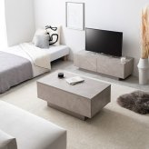 テレビ台 テレビボード ローボード TV スリム コンパクト 省スペース 収納 引き出し 扉 吹き抜け 可動棚 コードスリット ルーター タップ コード穴 フロート脚 ノイズレス フラット 高級感 石目調 幅100 新生活