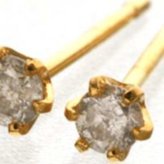 ダイヤモンドピアス 0.1ct 3ペアセット 18金 K18 レディース アクセサリー ジュエリー シンプル 6本爪 一粒ダイヤ スタッドピアス ギフト プレゼント