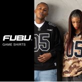 FUBU フブ ゲームシャツ メンズ レディース fam-62713 フットボールシャツ 長袖 Vネック ナンバリング 迷彩 チョコチップ カモフラ ロンT オーバーサイズ ストリート ヒップホップ ダンス カジュアル M L XL XXL 2026FW Karlas