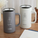 【結婚式 電報 ギフト】サーモス 名入れ ビールジョッキ ペアセット 600ml・720ml |結婚祝い　結婚記念日　誕生日 記念日 誕生祝い 名入れ 名前入り 保冷 保温 結婚祝い お祝い 退職 THERMOS ビールジョッキ タンブラー コップ プレゼント ギフト 贈り物 披露宴 二次会