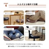 クッション 穴あき 円座 花 シンプル もっちり 低反発 ウレタン オフィス ドライブ 約40cm丸 新生活