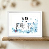 古希祝い ポエム 名前 メッセージ アート【名前ことば 1名様】M 古希 喜寿 傘寿 米寿 卒寿 白寿 祝い プレゼント 金婚式 銀婚式 詩 感謝状 ギフト 名入れメッセージ 贈り物 お祝い 記念品 名前入り 男性 女性 父 母 敬老の日 誕生日 メッセージギフト