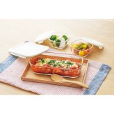 ＨＡＲＩＯ ハリオ スタッキング耐熱ガラスコンテナＳ３個セット [26-0299-066] ＫＳＴＬーＳー２５０８ーＯＷ プレミアムギフト 贈り物 お祝い 本体＝耐熱ガラス、蓋＝ポリプロピレン 日本製 内祝い 出産内祝い 結婚内祝い 快気祝い 新築祝い お返し