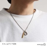 ステンレス 馬蹄ネックレス フェザーネックレス ペンダント ホースシュー メタル 羽根 ダブル喜平 細身 シンプル シルバー ネイティブ お洒落 かっこいい メンズ 男性 金属アレルギー対応