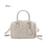 【無料ラッピング】 サマンサタバサプチチョイス Samantha Thavasa Petit Choice ボストンバッグ ファー ショルダー 可愛い レディース ブランド 正規品 新品 ギフト プレゼント 人気 おすすめ 誕生日 記念日 クリスマス 送料無料 stp522590
