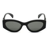 グッチ GUCCI サングラス グローバルフィット アイウェア UVカット フォックス キャットアイ GG1691S-001 メンズ レディース ユニセックス ブラック+グレー 国内正規品