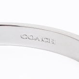 コーチ COACH バングル ブレスレット Cロゴ クリスタル レディース クリア シルバー 455892RHO030 ジュエリー アクセサリー バレンタイン 送別会 誕生日 結婚祝い 結婚式 高級 父の日 母の日【スペシャルラッピング660円(別売り)】 即日発送 ファッション小物 ビジネス小物 ホワイトデー