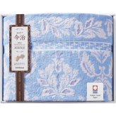 西川 nishikawa 今治タオルケット ブルー [26-7549-026] RR82510002800 綿100% 日本製 ギフト 贈り物 御祝 内祝い お返し