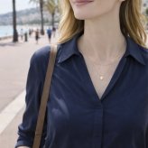 英国製 ハンドメイド 一粒ルビー ゴールドネックレス レディース ルビー 天然石 18Kゴールドプレーティング スターリングシルバー 上品 シンプル 大人 女性 彼女 妻 母 誕生日 記念日 母の日 クリスマス プレゼント ギフト