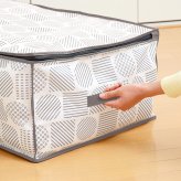 羽毛布団 収納ケース 不織布 通気性がいい 透明窓付き 中身が見える ほこり防止 布 収納袋 布団 タオルケット クローゼット 押入れ 収納 保管 布団収納袋 コンパクト 軽量 軽い 収納ボックス 積み重ね 重ねて収納 棚上収納 埃防止 羽毛布団収納袋 北欧柄 【送料無料】【有料ギフトラッピング対象品】