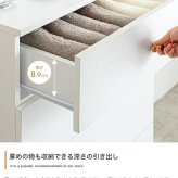 脚付きチェスト 幅65cm×奥行31cm×高さ88.2cm 引き出し コンパクト スリム 一人暮らし ワンルーム ナチュラル 木目調 パーティクルボード 天然木 メラミン 組立品 段毎に整理しながらこの1台にたっぷり収納していただけます ブラウン