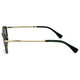 マックスマーラ Max Mara サングラス グローバルフィット UVカット アイウェア キャットアイ フォックス MM0162/S 96N 54 メンズ レディース ユニセックス グリーン（クリア）+グリーン 海外正規品