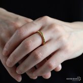 ステンレス 福リング 色んな字体 文字 刻印 甲丸リング ゴールド 指輪 プチプラ 高見え ユニーク 縁起 レディース 女性 金属アレルギー対応