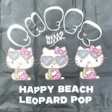 サンリオ 日焼けキティ エコバッグ ブラック/レオパード Sanrio