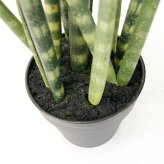 観葉植物 造花 サンセベリア BROWN 全高約68cm 卓上・小型 フェイクグリーン 本物そっくり おしゃれ インテリア 人工観葉植物 アーティフィシャルグリーン オフィス 店舗 ホテル 開店祝い 室内 ミニ トラノオ 虎の尾 フェイク